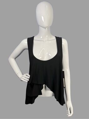 NWT Sympli Black Cropped Smock